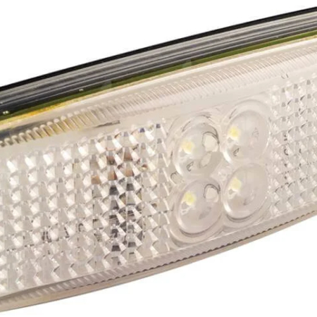 LED markeringslicht wit | 12-24v | 20cm. kabel | 1490WM-1490WM