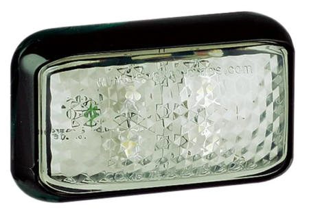 LED markeringslicht wit | 12-24v | 40cm. kabel | 35WME-35WME