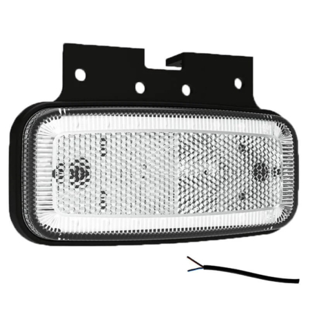 LED markeringslicht wit | 12-24v | 50cm. kabel | MV-1250W-MV-1250W