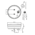LED mistlicht met achterlicht | 12-36v | 100cm. kabel | V10C2-810-V10C2-810-4
