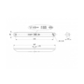 achterlicht slimline | 12-24v | 100cm. kabel | VRM-110-VRM-110-2