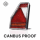 Links | LED achterlicht | canbusProof | driehoek model | 12v | 5-functie 5-PIN | VC-3301B5CAN-VC-3301B5CAN