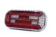 Links | LED achterlicht driehoek reflector & kentekenverlichting | 12-24v | 100cm. kabel | VC-3111-VC-3111