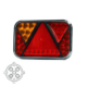 Links | LED achterlicht met mistlicht & kentekenlicht | 12v | 5-PIN | VC-2721B5-VC-2721B5