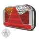 Links | LED achterlicht zonder kentekenlicht | 12-36v | 6-PIN | V10C6-531B6-V10C6-531B6