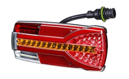 Rechts | LED achterlicht dynamisch knipperlicht | 12-24v | 7-PIN AMP | V14C7-952B7-V14C7-952B7