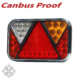 Rechts | LED achterlicht met geïntegreerde canbus-oplossing & achteruitrijlicht & kentekenverlichting | 12v | 5-PIN | VC-2732B5CAN-VC-2732B5CAN