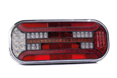 Rechts | LED achterlicht met rechthoek reflector | 12-24v | VC-3002-VC-3002