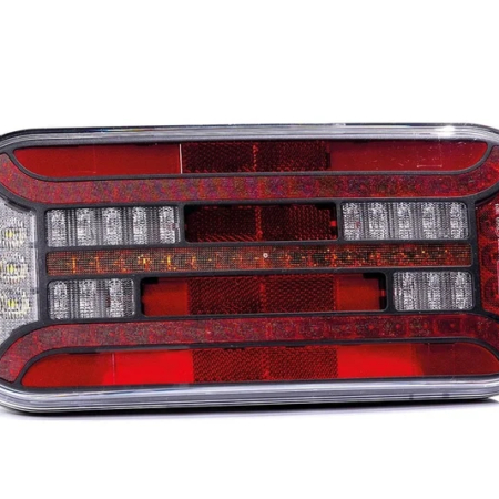 Rechts | LED achterlicht met rechthoek reflector | 12-24v | VC-3002-VC-3002