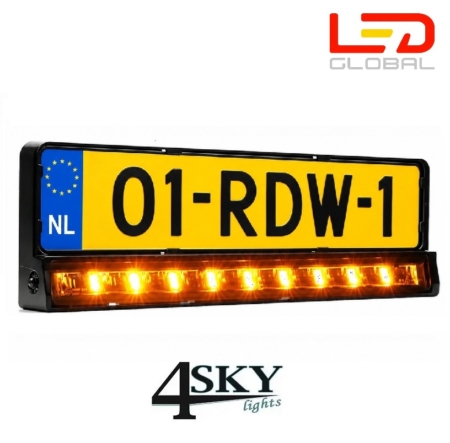 Kentekenplaathouder met ingebouwde LED-bar - LG941