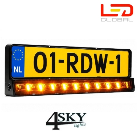 Kentekenplaathouder met ingebouwde LED-bar - LG941